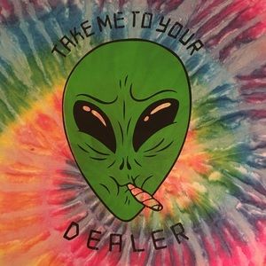 (SOLD) Take Me To Your Dealer 👽 tyedye